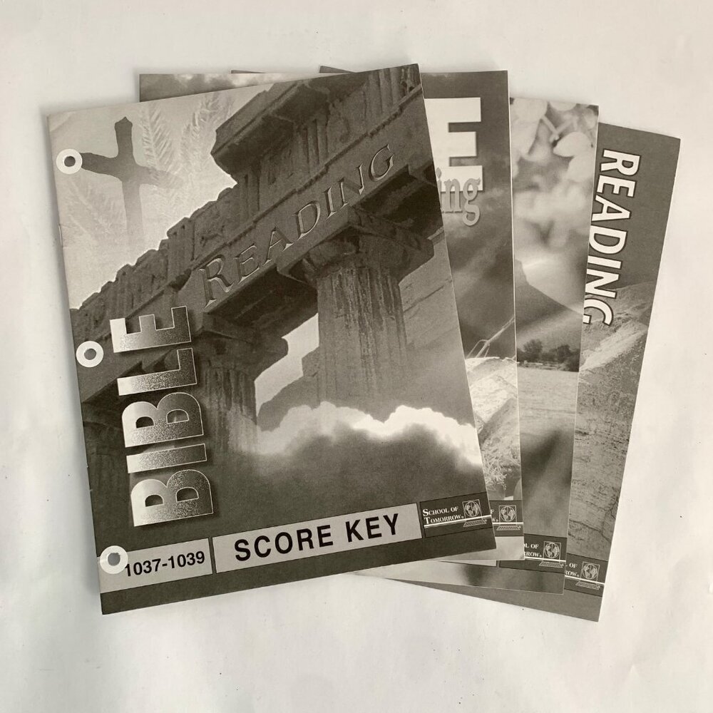 A.C.E. PACE Bible Score Key 1037-1048 4th Grade